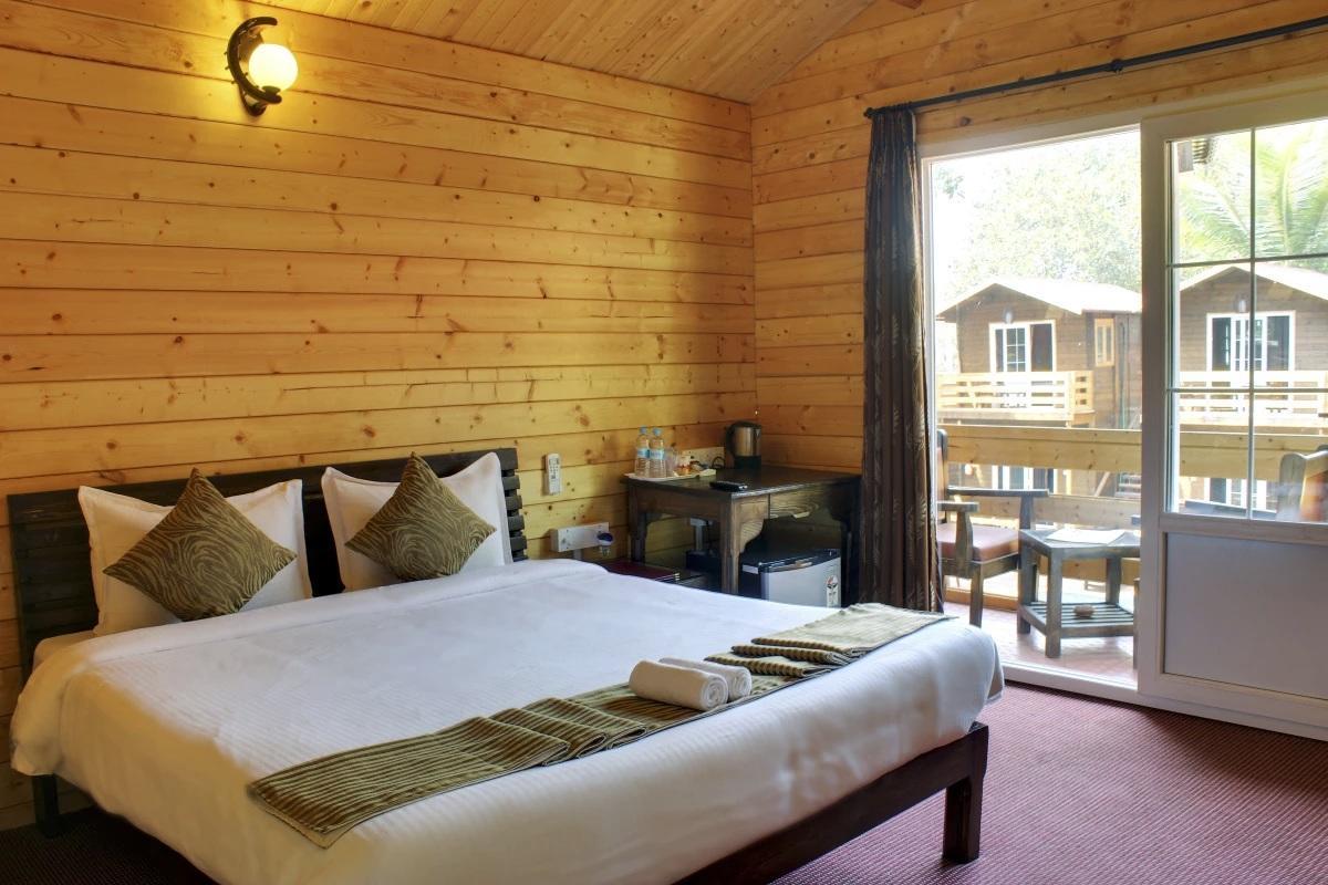 Tiara Fiesta Beach Cottages Morjim Exterior foto